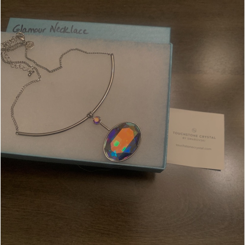 Touchstone crystal necklace glamour